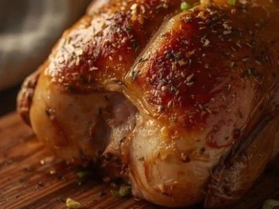 Zitronen-Kräuter-Hähnchen aus dem Räucherofen